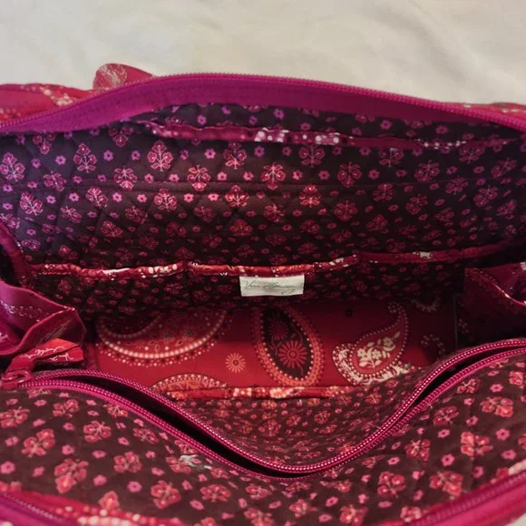EUC Vera Bradley Bowler Handbag - Picture 5 of 16